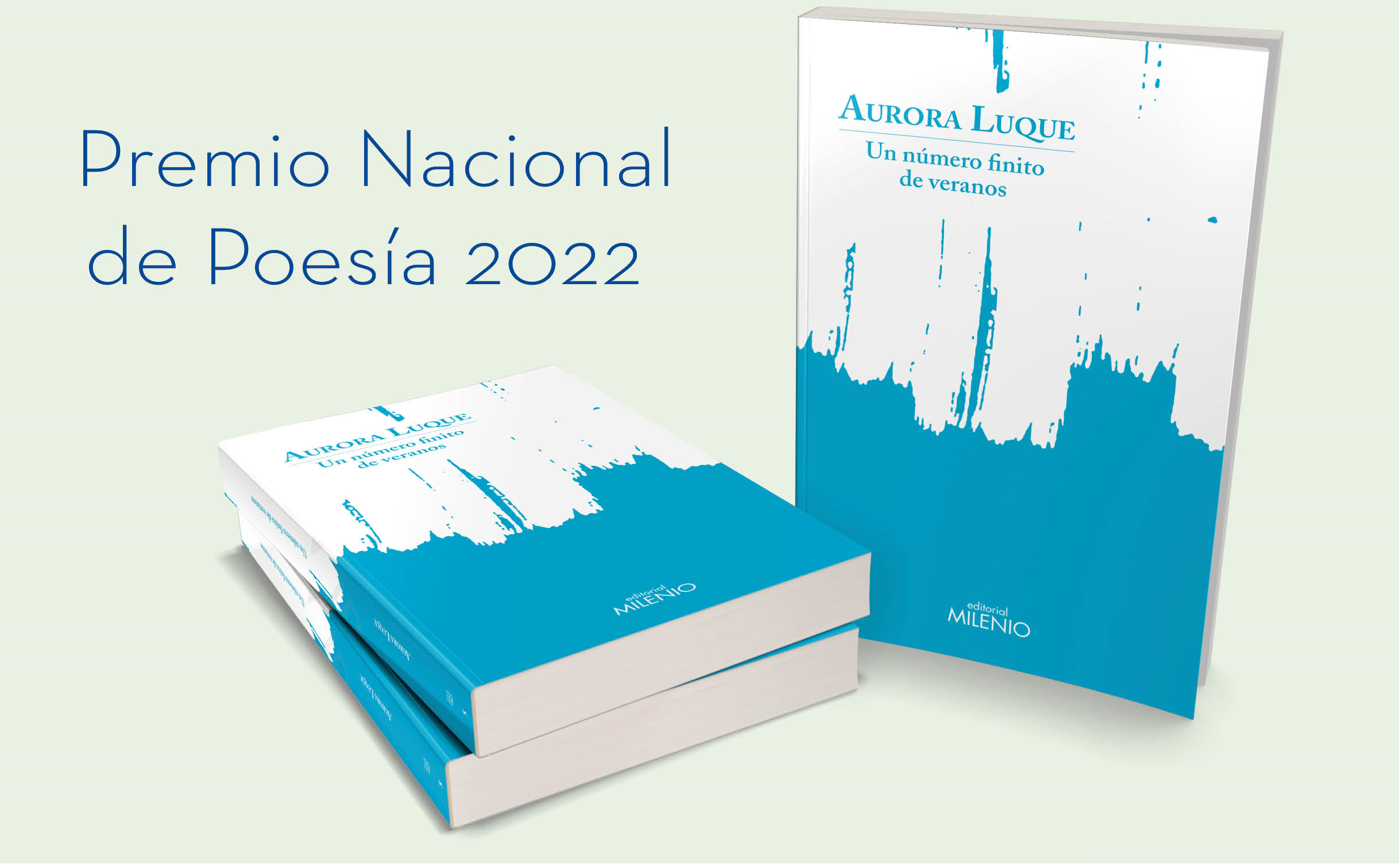 La poeta Aurora Luque gana el Premio Nacional de Poesía con ‘Un número finito de veranos’ publicada por Editorial Milenio